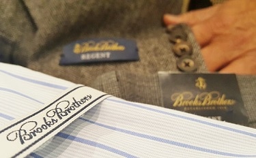 Carefully selected Brooks Brothers shirt, slacks and coat. (Photo by Josh Coddington/GPCC)