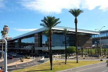 Phoenix Sky Harbor Airport's Terminal 3 is in progress on a massive upgrade. The terminal remains open while offering a consolidated security checkpoint and new ticket counters and amenities. (Photo courtesy of Sky Harbor).