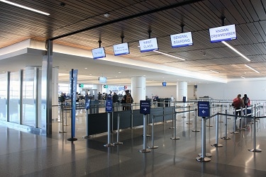 New checkpoints await travelers at Phoenix Sky Harbor Airport's newly rennovated Terminal 3. (Photo courtesy of Sky Harbor)