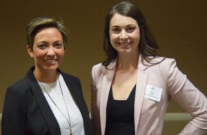 Tanya Wheeless and facilitator Erin Miller